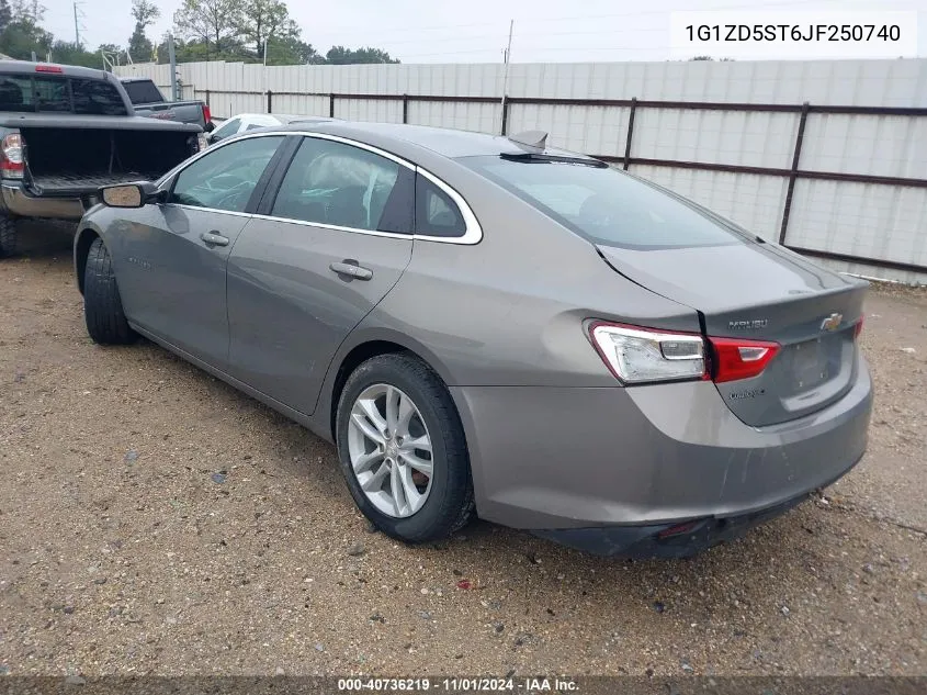 2018 Chevrolet Malibu Lt VIN: 1G1ZD5ST6JF250740 Lot: 40736219