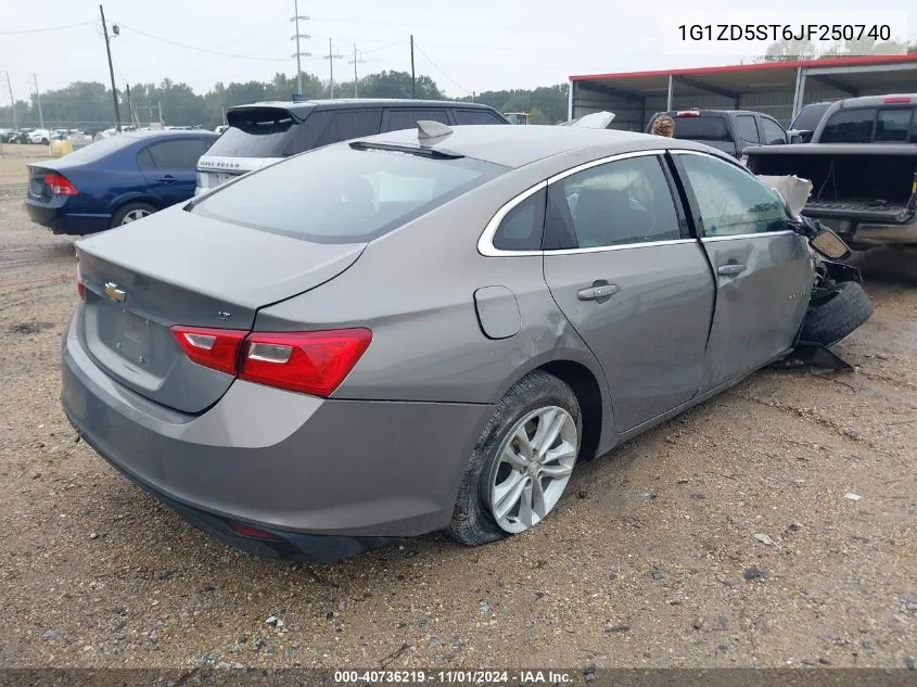 2018 Chevrolet Malibu Lt VIN: 1G1ZD5ST6JF250740 Lot: 40736219