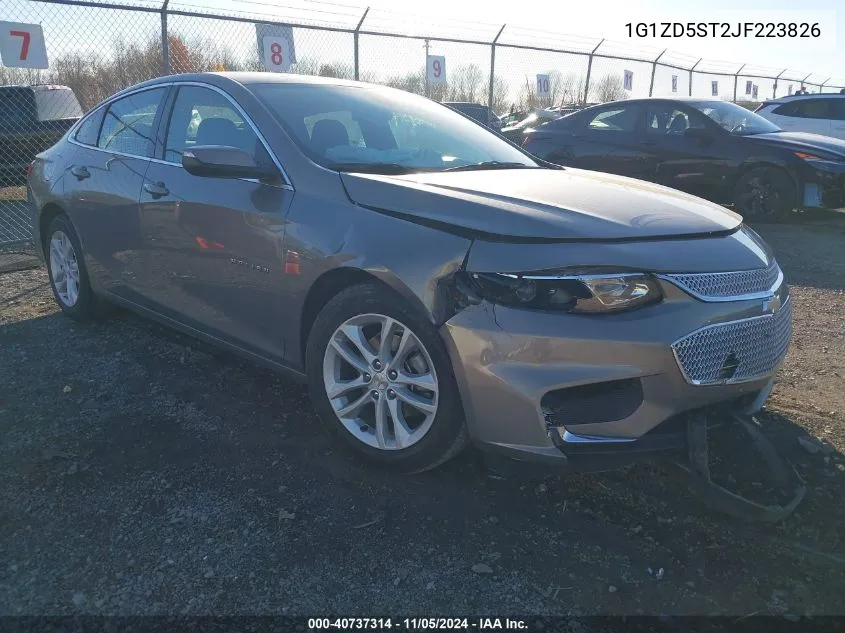 2018 Chevrolet Malibu Lt VIN: 1G1ZD5ST2JF223826 Lot: 40737314