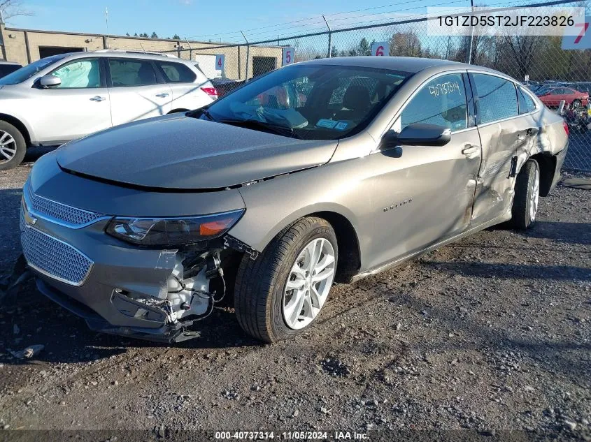 2018 Chevrolet Malibu Lt VIN: 1G1ZD5ST2JF223826 Lot: 40737314