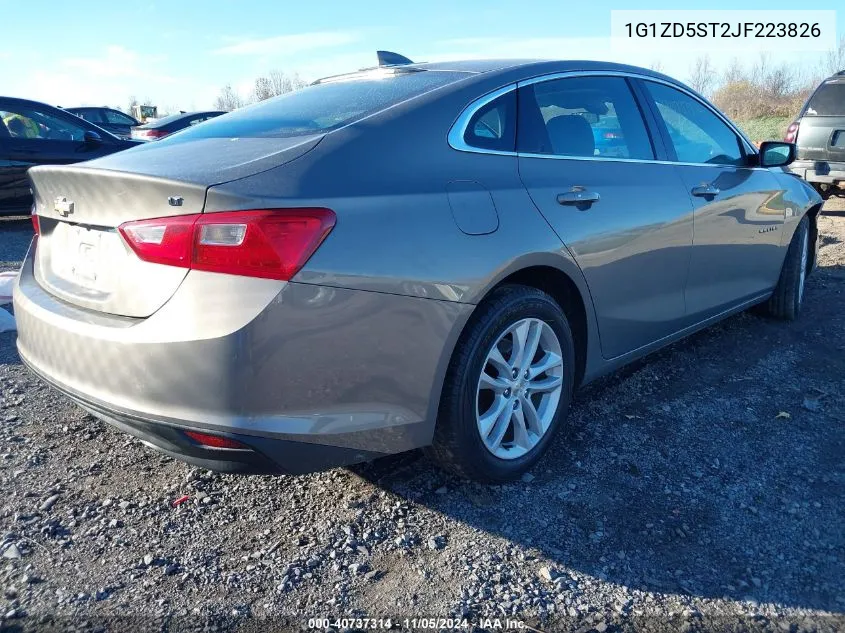 2018 Chevrolet Malibu Lt VIN: 1G1ZD5ST2JF223826 Lot: 40737314