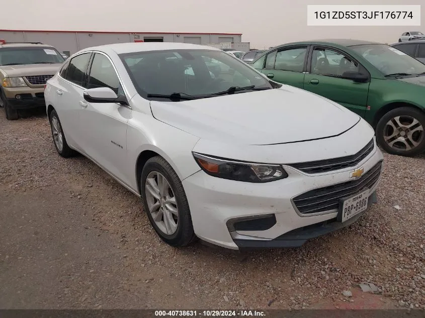 2018 Chevrolet Malibu Lt VIN: 1G1ZD5ST3JF176774 Lot: 40738631