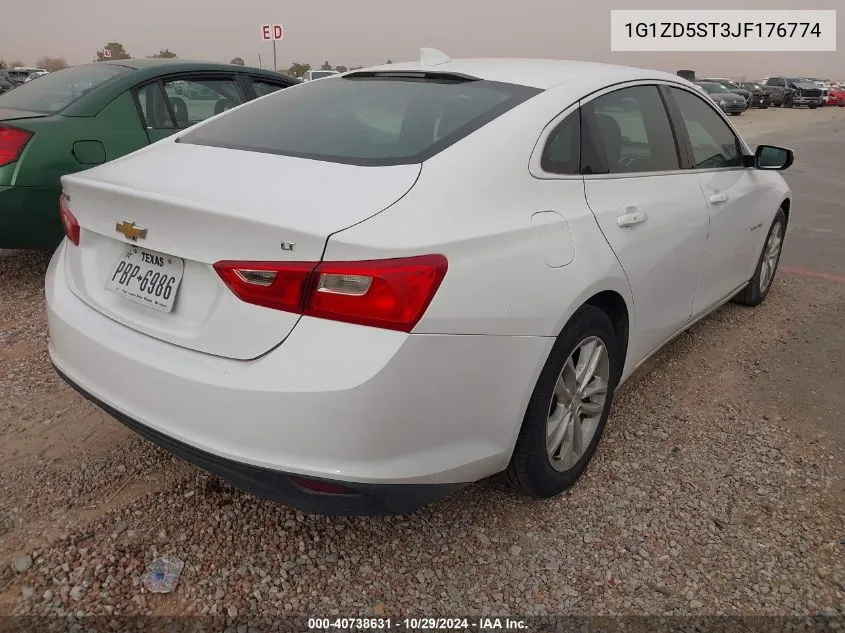 2018 Chevrolet Malibu Lt VIN: 1G1ZD5ST3JF176774 Lot: 40738631