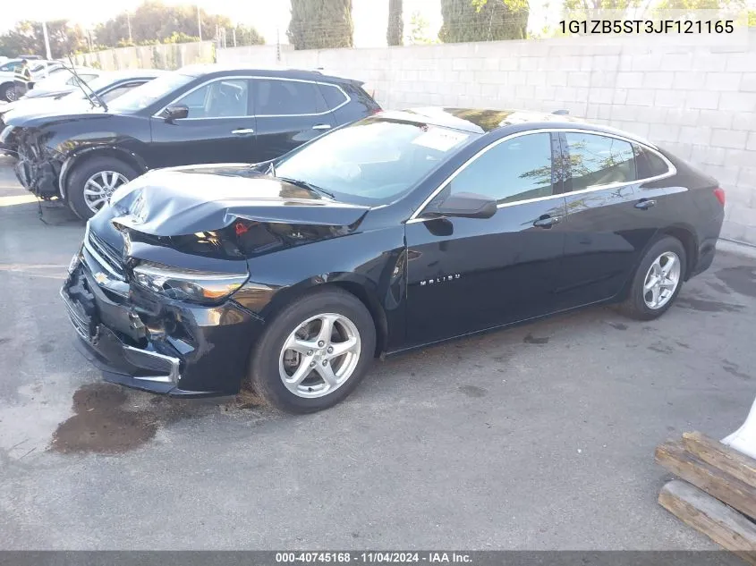 2018 Chevrolet Malibu Ls VIN: 1G1ZB5ST3JF121165 Lot: 40745168