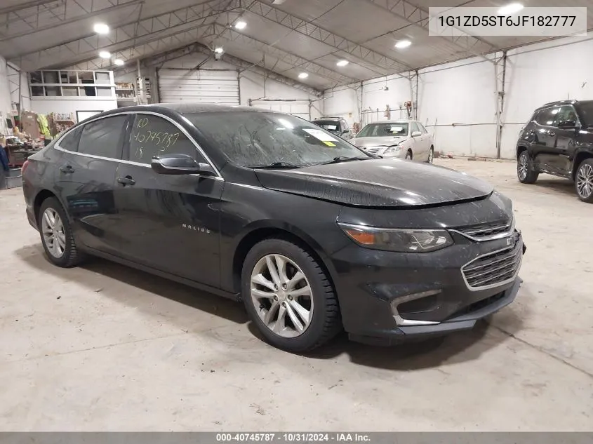 2018 Chevrolet Malibu Lt VIN: 1G1ZD5ST6JF182777 Lot: 40745787