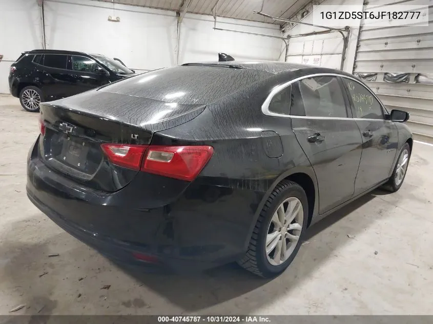 2018 Chevrolet Malibu Lt VIN: 1G1ZD5ST6JF182777 Lot: 40745787