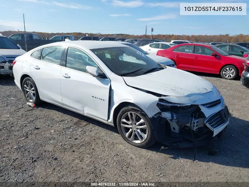 2018 Chevrolet Malibu Lt VIN: 1G1ZD5ST4JF237615 Lot: 40762332