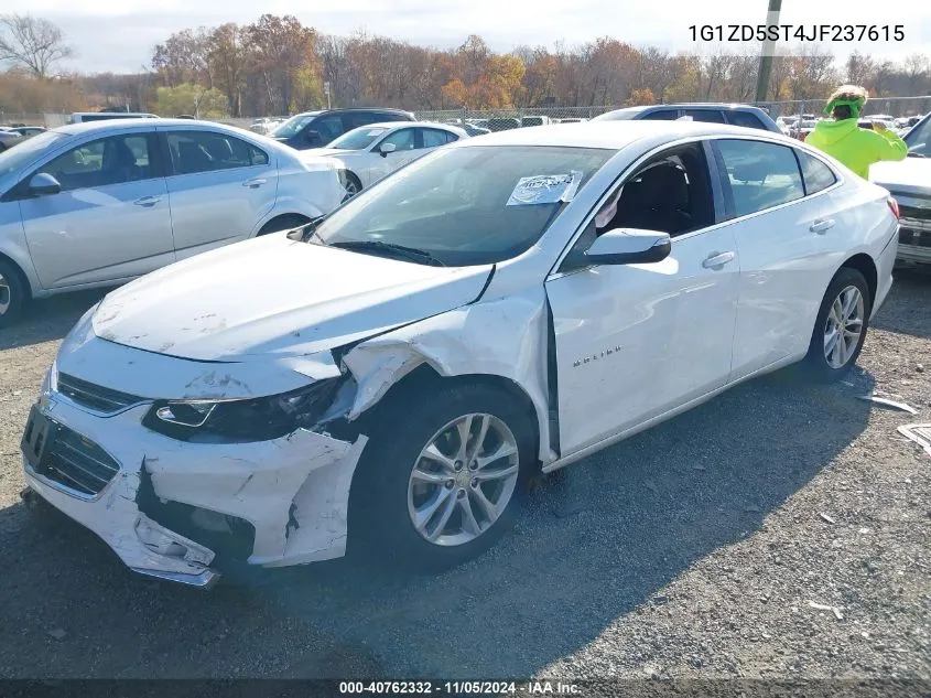 2018 Chevrolet Malibu Lt VIN: 1G1ZD5ST4JF237615 Lot: 40762332