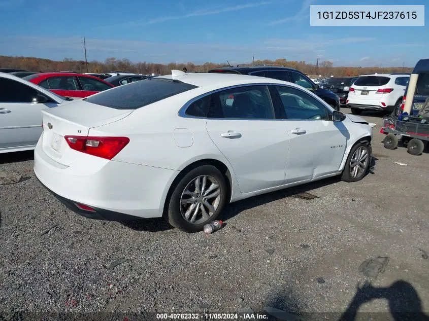 2018 Chevrolet Malibu Lt VIN: 1G1ZD5ST4JF237615 Lot: 40762332