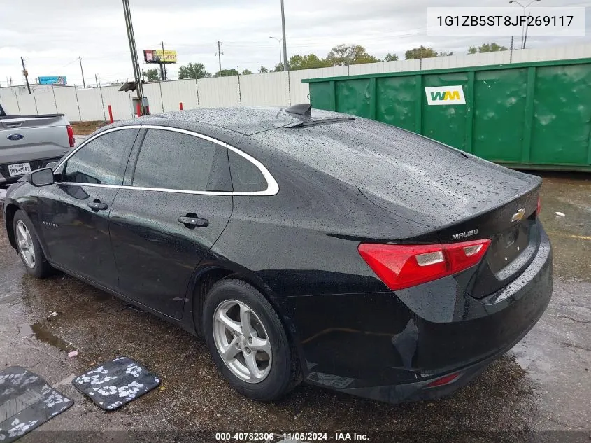 2018 Chevrolet Malibu 1Ls VIN: 1G1ZB5ST8JF269117 Lot: 40782306