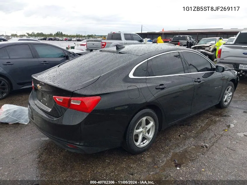 2018 Chevrolet Malibu 1Ls VIN: 1G1ZB5ST8JF269117 Lot: 40782306