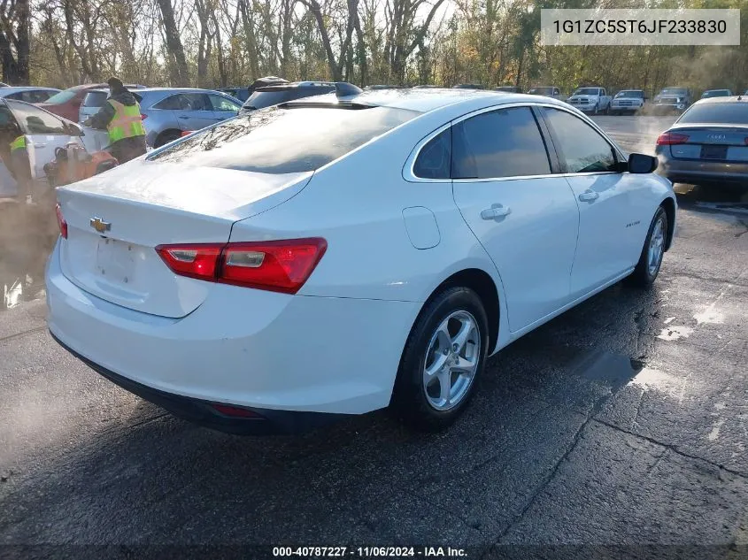 2018 Chevrolet Malibu 1Fl VIN: 1G1ZC5ST6JF233830 Lot: 40787227