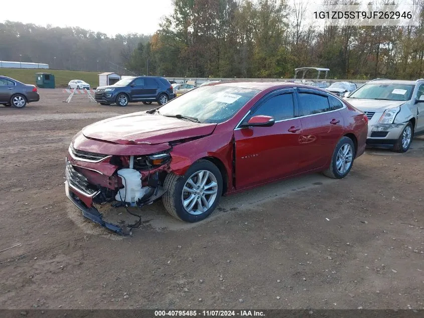 2018 Chevrolet Malibu Lt VIN: 1G1ZD5ST9JF262946 Lot: 40795485