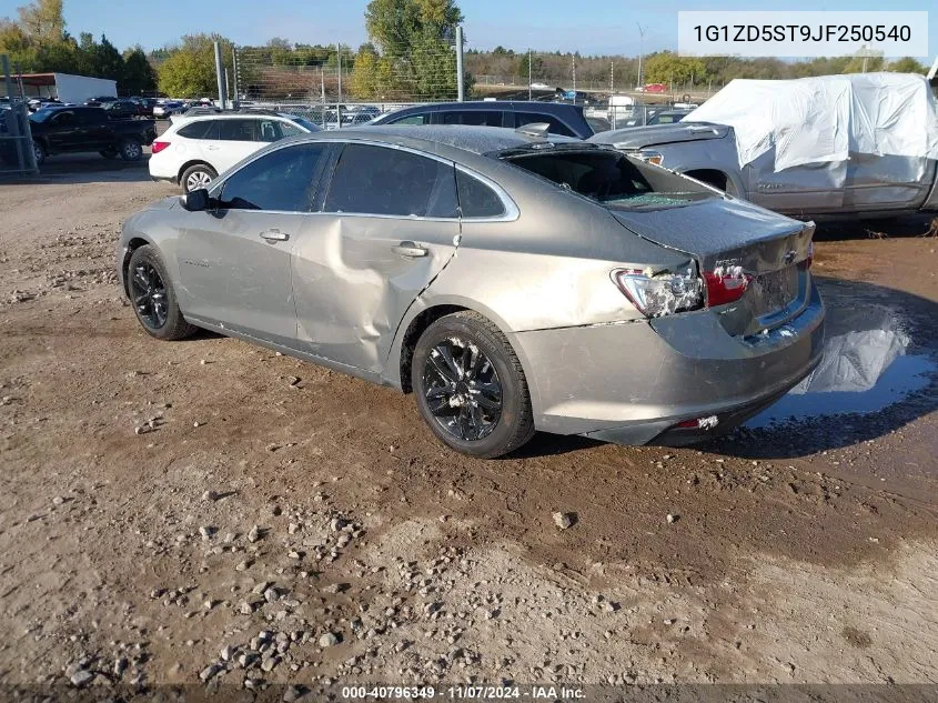 2018 Chevrolet Malibu Lt VIN: 1G1ZD5ST9JF250540 Lot: 40796349