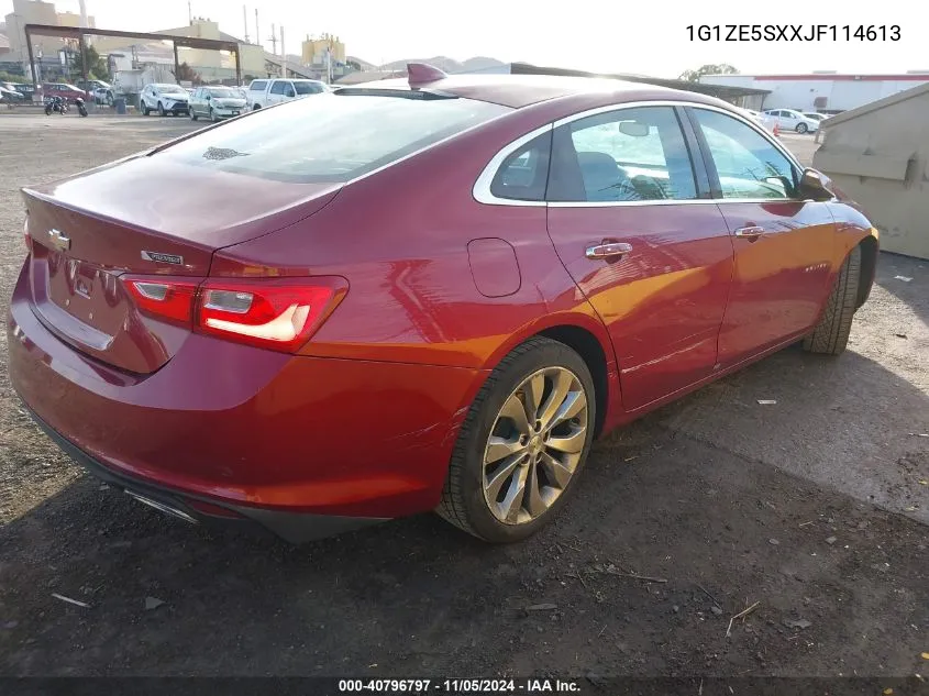 2018 Chevrolet Malibu Premier VIN: 1G1ZE5SXXJF114613 Lot: 40796797