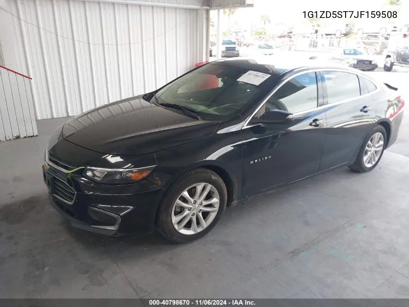 2018 Chevrolet Malibu Lt VIN: 1G1ZD5ST7JF159508 Lot: 40798670