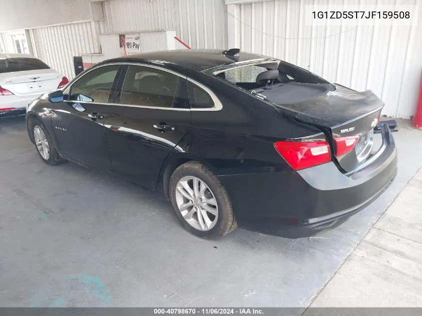 2018 Chevrolet Malibu Lt VIN: 1G1ZD5ST7JF159508 Lot: 40798670