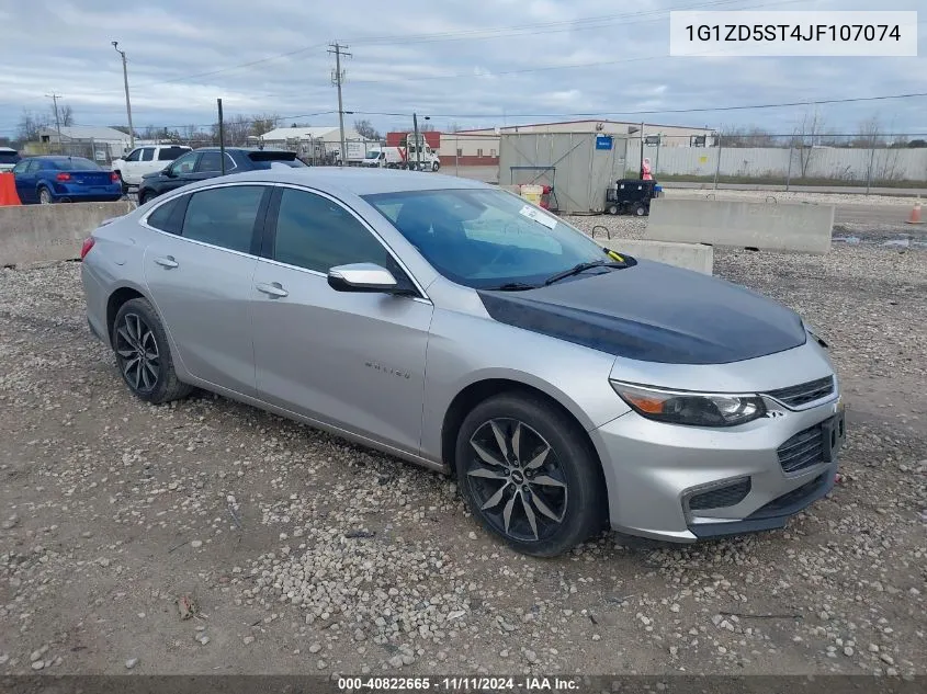 2018 Chevrolet Malibu Lt VIN: 1G1ZD5ST4JF107074 Lot: 40822665