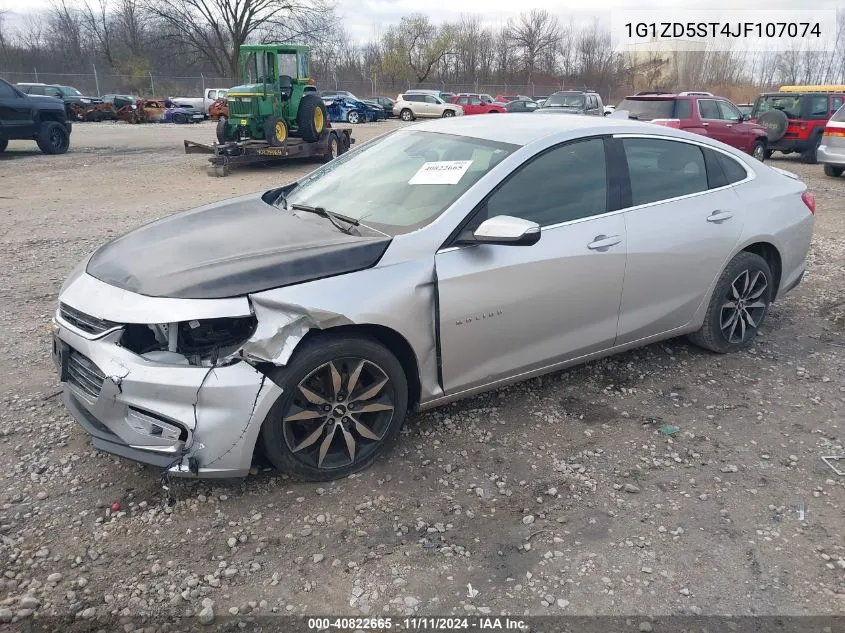 2018 Chevrolet Malibu Lt VIN: 1G1ZD5ST4JF107074 Lot: 40822665