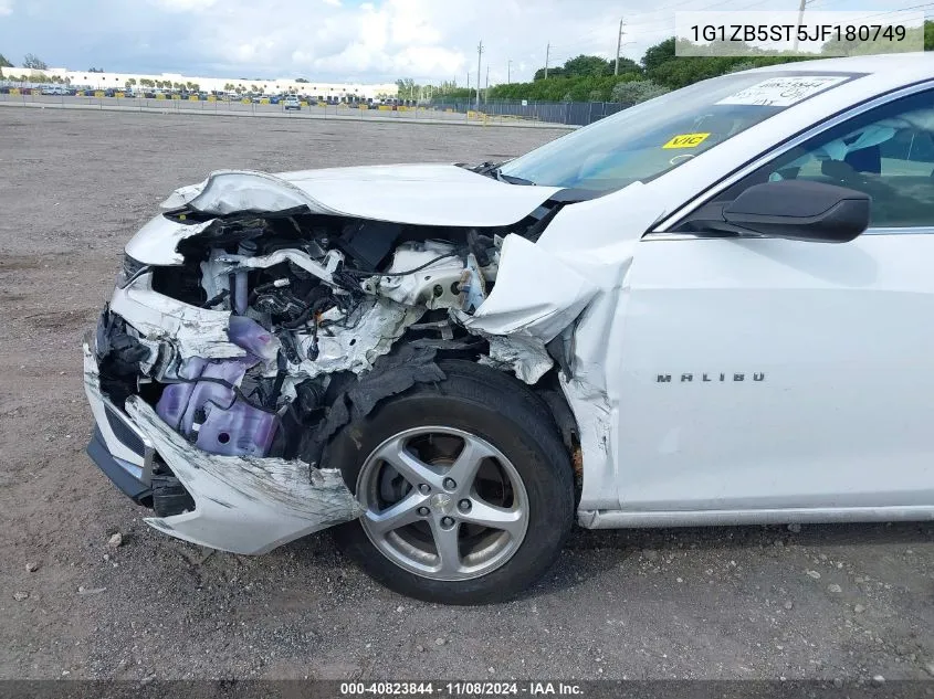 2018 Chevrolet Malibu 1Ls VIN: 1G1ZB5ST5JF180749 Lot: 40823844