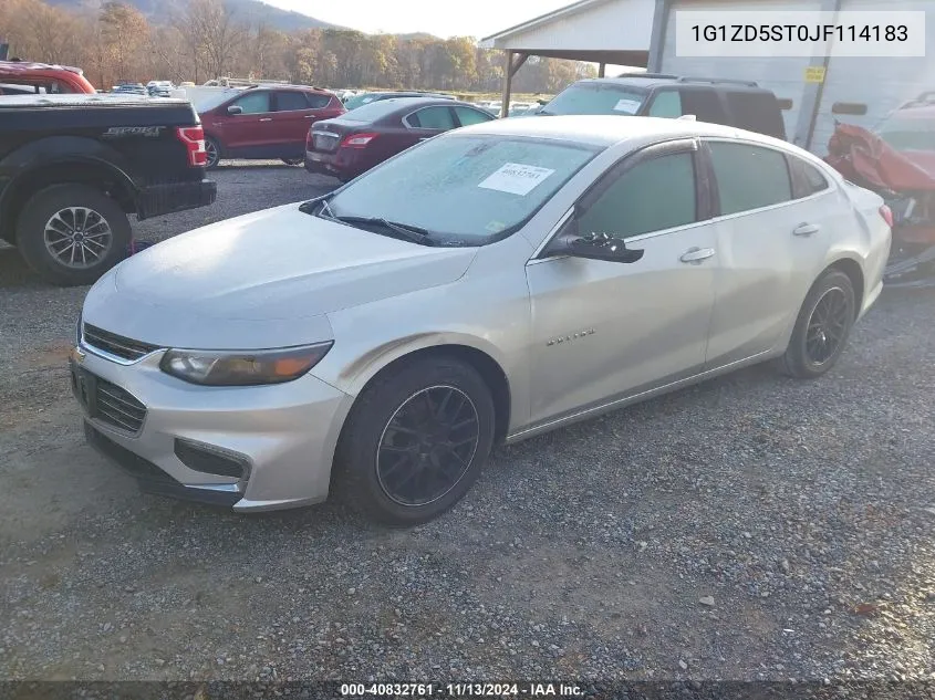 1G1ZD5ST0JF114183 2018 Chevrolet Malibu Lt