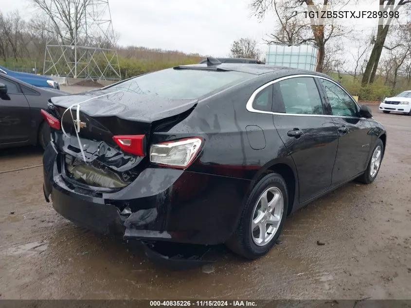 2018 Chevrolet Malibu 1Ls VIN: 1G1ZB5STXJF289398 Lot: 40835226