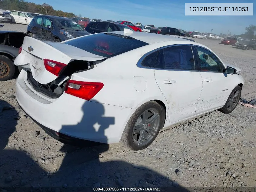 2018 Chevrolet Malibu 1Ls VIN: 1G1ZB5ST0JF116053 Lot: 40837566