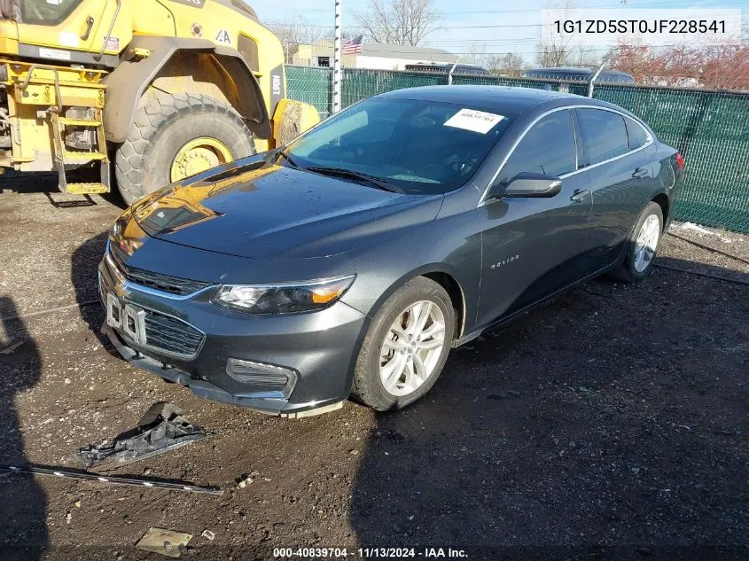 2018 Chevrolet Malibu Lt VIN: 1G1ZD5ST0JF228541 Lot: 40839704