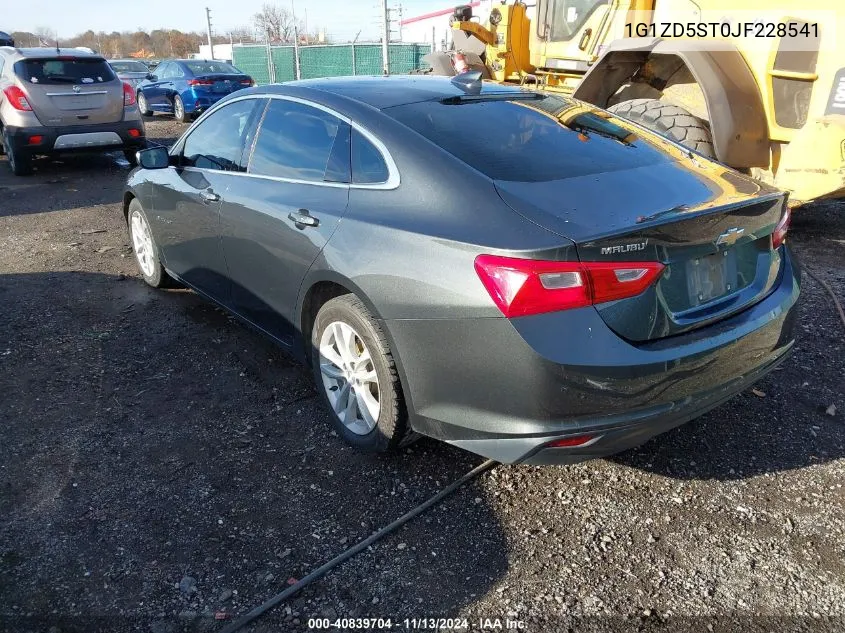 2018 Chevrolet Malibu Lt VIN: 1G1ZD5ST0JF228541 Lot: 40839704