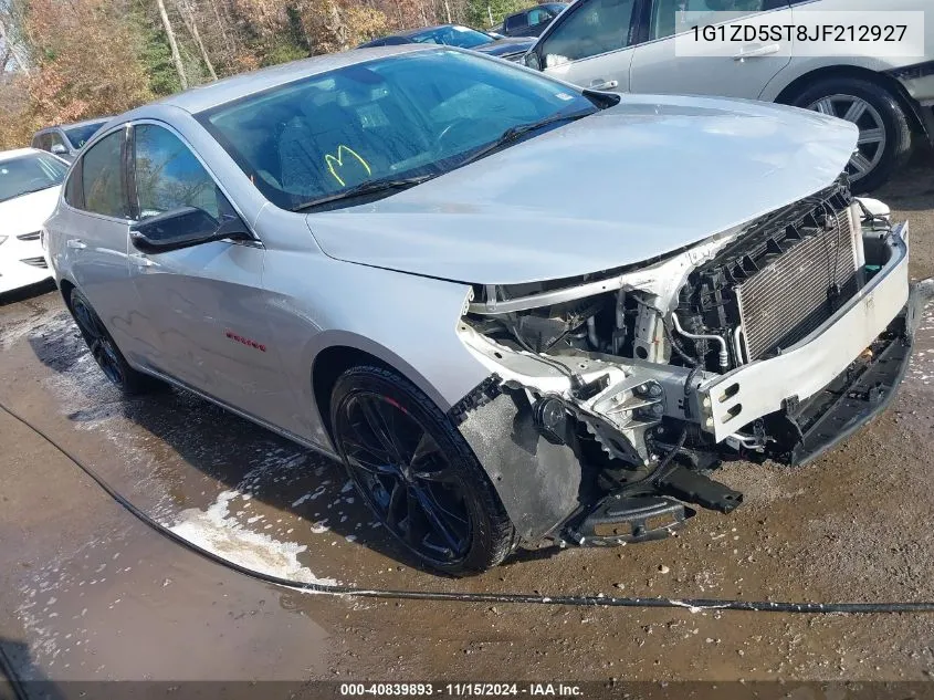 2018 Chevrolet Malibu Lt VIN: 1G1ZD5ST8JF212927 Lot: 40839893