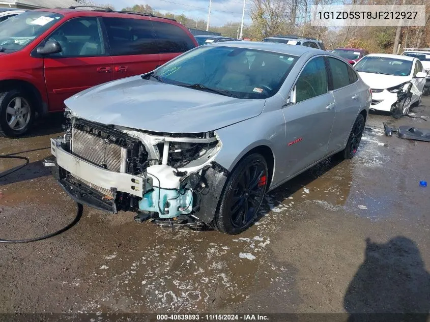 2018 Chevrolet Malibu Lt VIN: 1G1ZD5ST8JF212927 Lot: 40839893