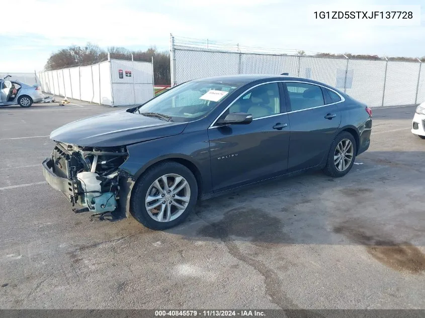 1G1ZD5STXJF137728 2018 Chevrolet Malibu Lt