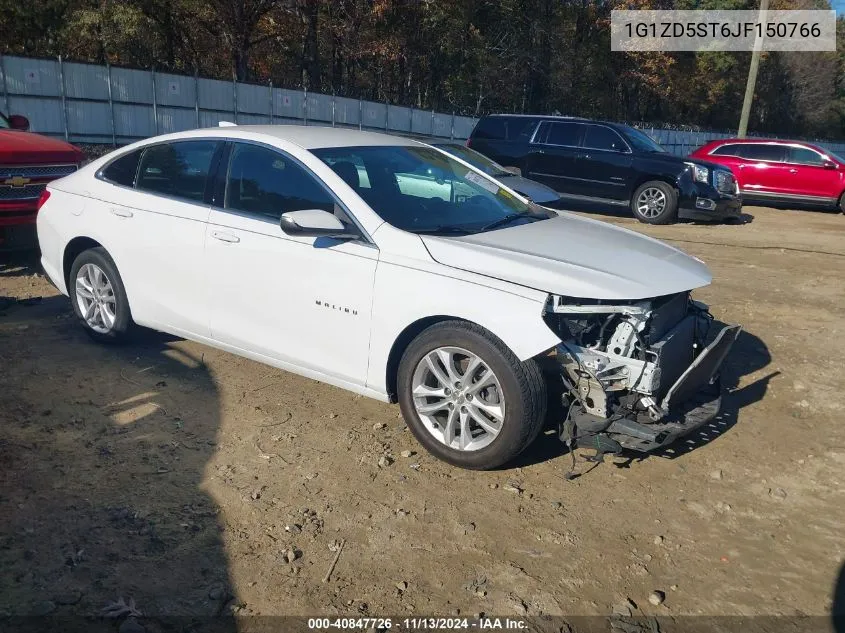 2018 Chevrolet Malibu Lt VIN: 1G1ZD5ST6JF150766 Lot: 40847726