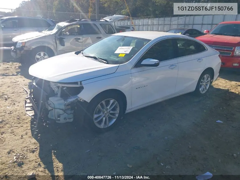 2018 Chevrolet Malibu Lt VIN: 1G1ZD5ST6JF150766 Lot: 40847726