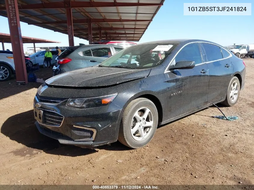 2018 Chevrolet Malibu 1Ls VIN: 1G1ZB5ST3JF241824 Lot: 40853379