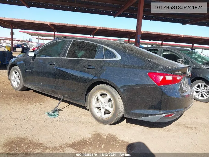 2018 Chevrolet Malibu 1Ls VIN: 1G1ZB5ST3JF241824 Lot: 40853379