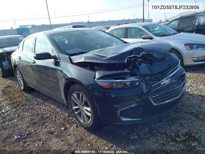 2018 Chevrolet Malibu Lt VIN: 1G1ZD5ST8JF232806 Lot: 40859156