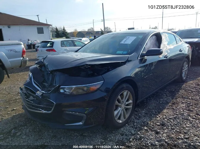 2018 Chevrolet Malibu Lt VIN: 1G1ZD5ST8JF232806 Lot: 40859156