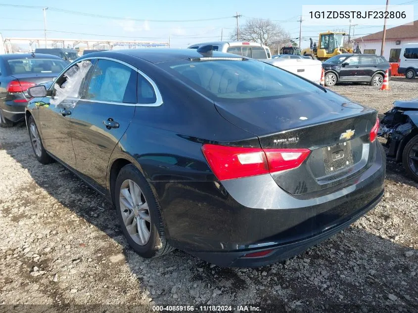 2018 Chevrolet Malibu Lt VIN: 1G1ZD5ST8JF232806 Lot: 40859156