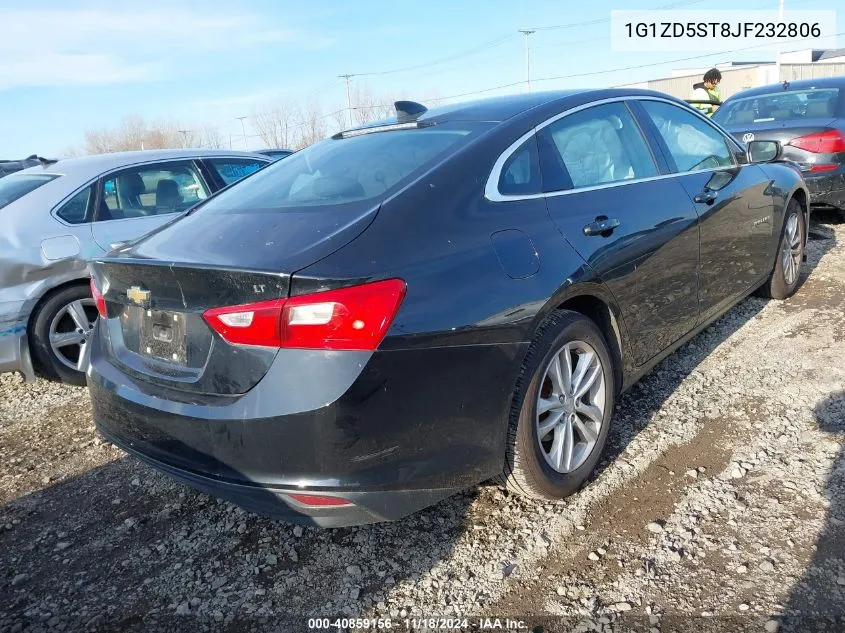 2018 Chevrolet Malibu Lt VIN: 1G1ZD5ST8JF232806 Lot: 40859156