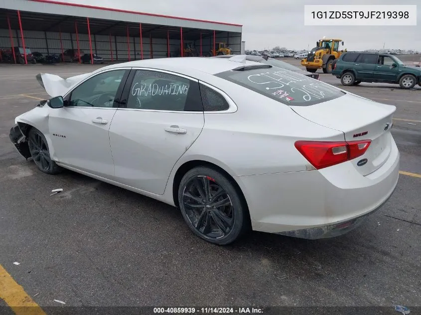 2018 Chevrolet Malibu Lt VIN: 1G1ZD5ST9JF219398 Lot: 40859939