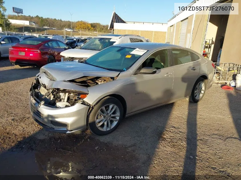 2018 Chevrolet Malibu Lt VIN: 1G1ZD5ST7JF276070 Lot: 40862339