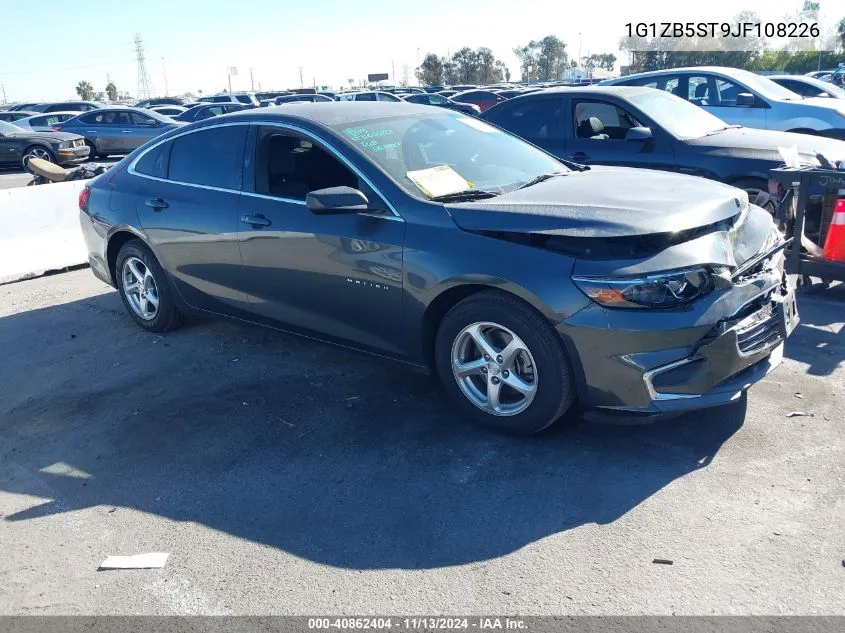 2018 Chevrolet Malibu 1Ls VIN: 1G1ZB5ST9JF108226 Lot: 40862404