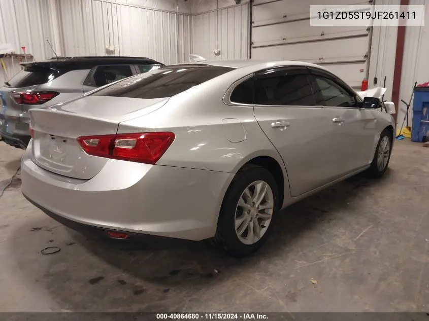 2018 Chevrolet Malibu Lt VIN: 1G1ZD5ST9JF261411 Lot: 40864680