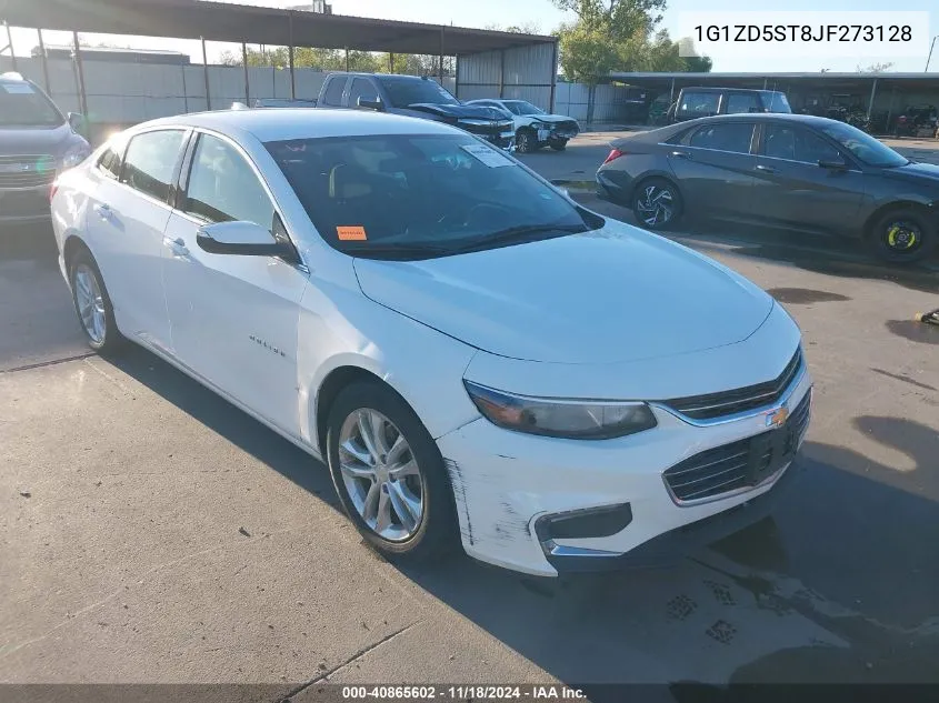 2018 Chevrolet Malibu Lt VIN: 1G1ZD5ST8JF273128 Lot: 40865602