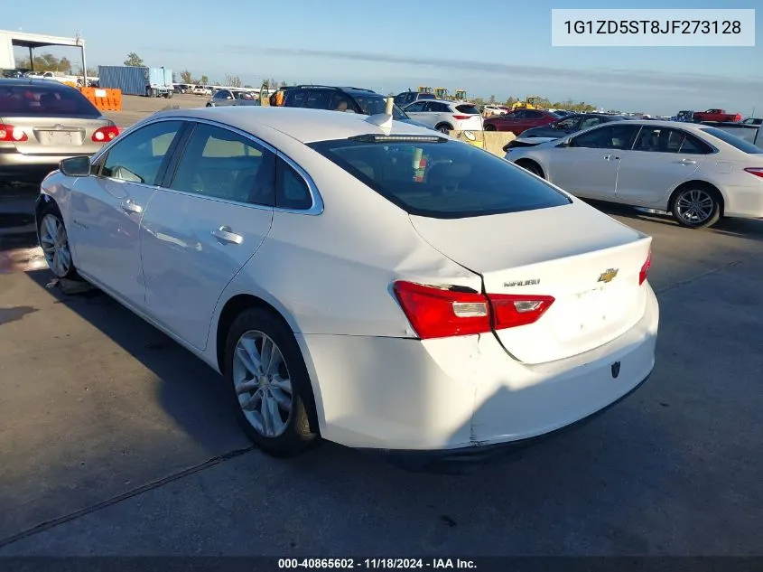 2018 Chevrolet Malibu Lt VIN: 1G1ZD5ST8JF273128 Lot: 40865602