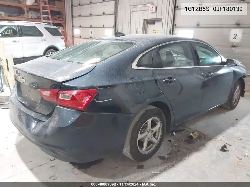 2018 Chevrolet Malibu 1Ls VIN: 1G1ZB5ST0JF180139 Lot: 40867362