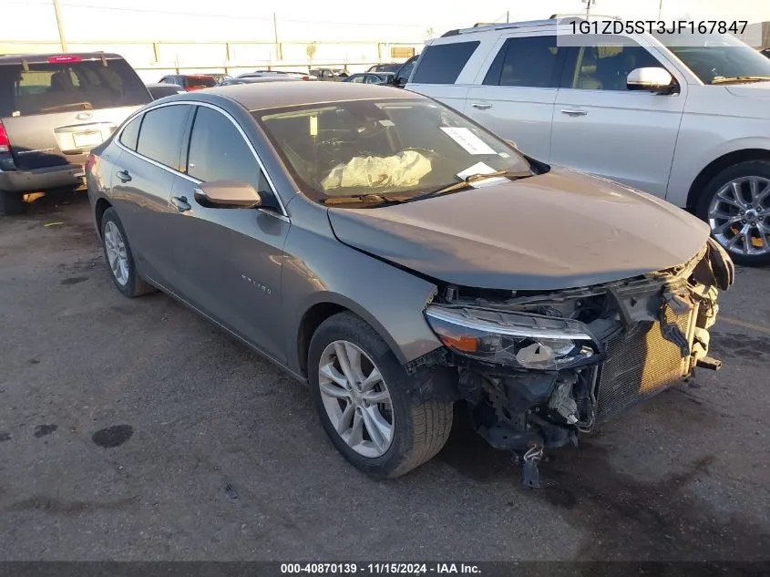 2018 Chevrolet Malibu Lt VIN: 1G1ZD5ST3JF167847 Lot: 40870139