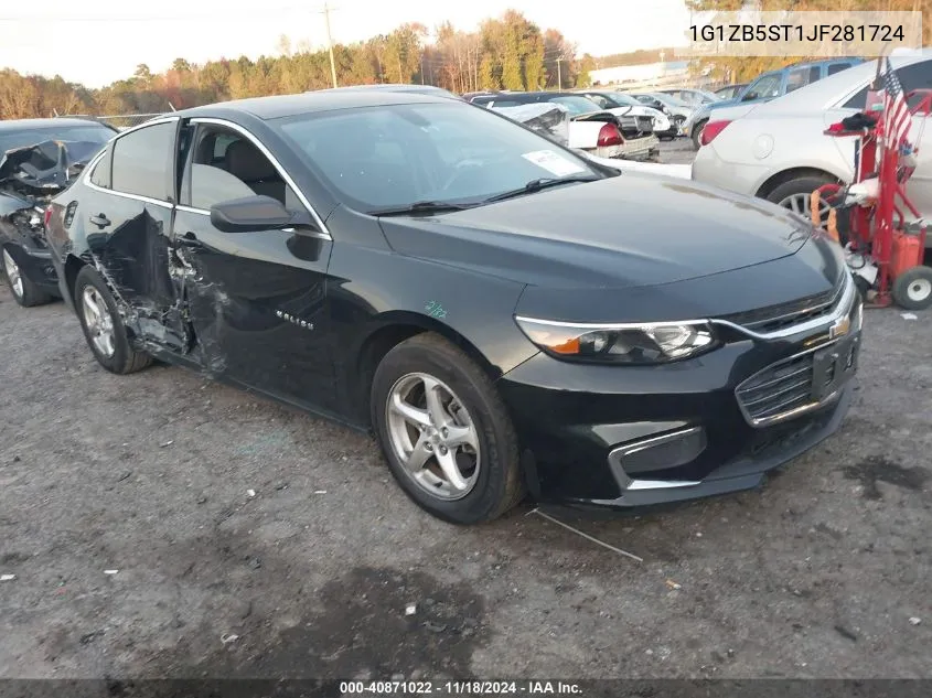 2018 Chevrolet Malibu 1Ls VIN: 1G1ZB5ST1JF281724 Lot: 40871022