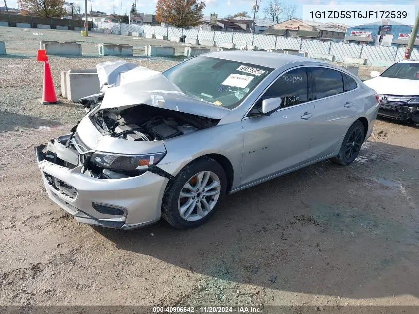 2018 Chevrolet Malibu Lt VIN: 1G1ZD5ST6JF172539 Lot: 40906642